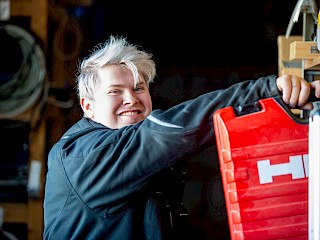 E-Anschluss durch unsere Mitarbeiter/innen