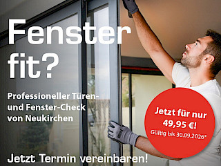 Machen Sie jetzt den Fenster-Fit-Check